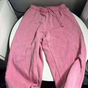 pink sweatpants
